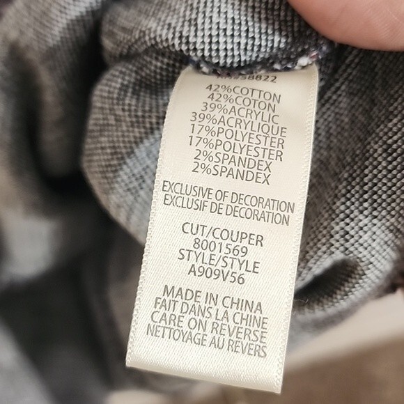 Max Studio multi-color woven long sleeve dress size L - Picture 4 of 9